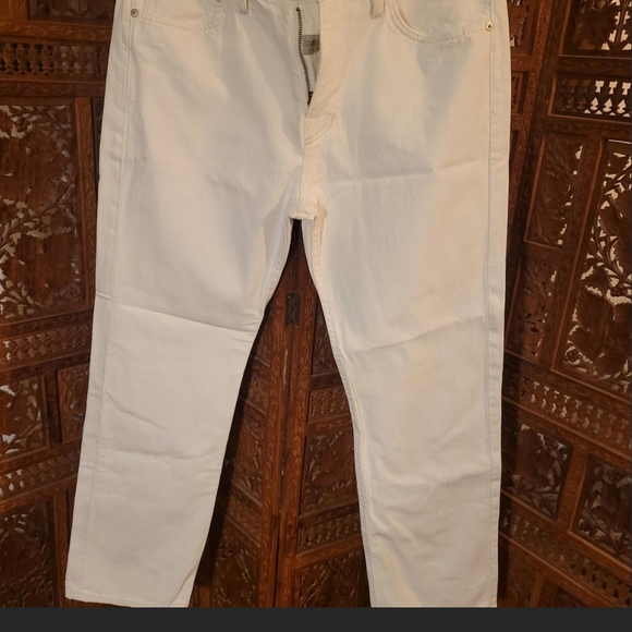 Vtg Polo by Ralph Lauren Men's Off-White Straight Jeans